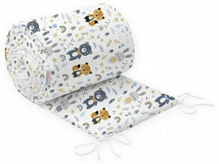 5Pc Bedding Set Nursery Pillow Duvet Bumper Fit Cot 120x60cm Forest Friends - MyHappy Baby