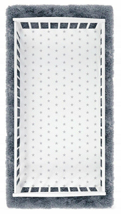 2-pack soft fitted sheet jersey stretchy cotton fit Cot bed 140/70cm Small stars with white - MyHappy Baby