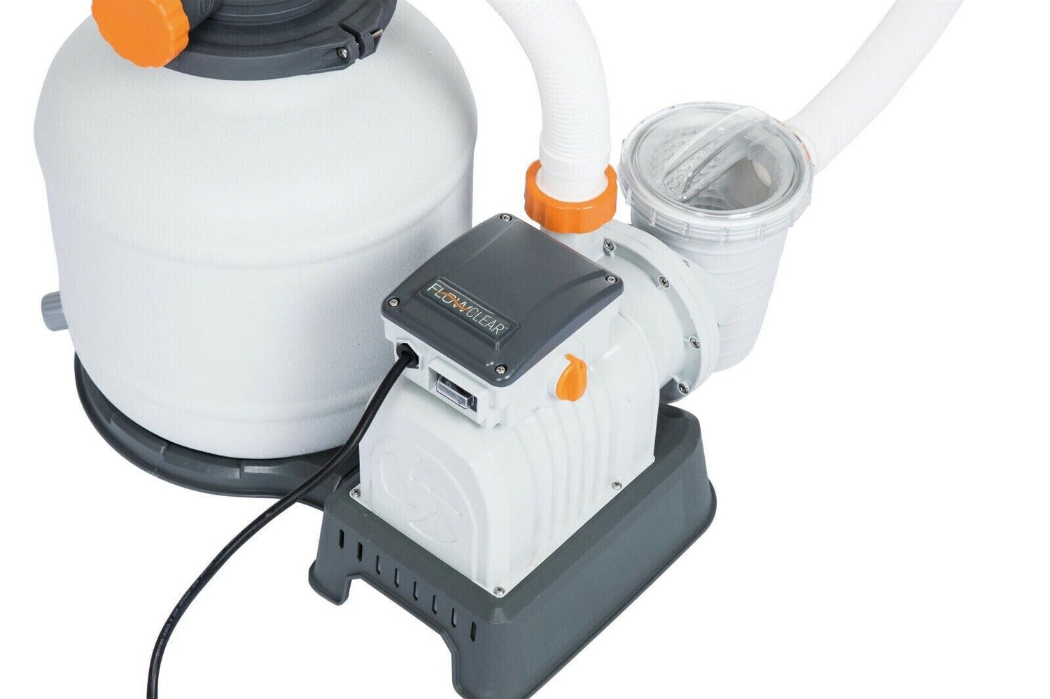 Filter Pump 2000gal Bestway BW58499GB Above Ground Pool Flowclear