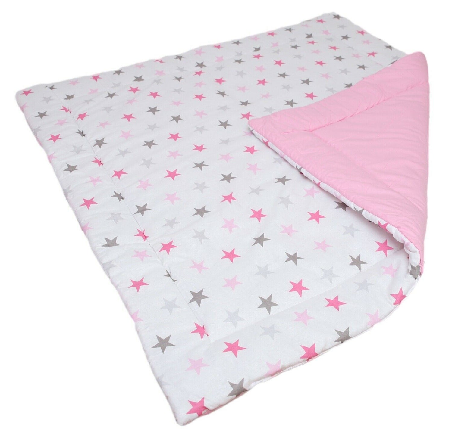 Teepee floor Double sided Cotton Padded Baby Kids Play Mat Star dreams