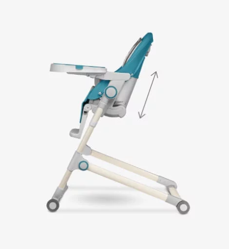 Baby Mobile High Feeding Folding Chair Lionelo Cora - Ocean