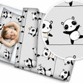 Bedding Set 4Pc Fit Kids Junior Bed 150X120 Little Panda