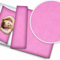 Baby Bedding Set 2pc fit Cradle/Moses basket/Pushchair 70x80 Pink