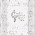 Baby Changing mat Hard Base Nursery Padded 70x50cm Fit Cot Peacock