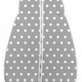 Baby sleeping bag short sleeve 0-6 mths 68cm Dots grey