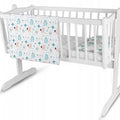 Baby Bedding Set 5pc Nursery Cotton Pillow Duvet Bumper 70x80cm Animals Turquoise
