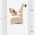 Baby Changing mat Hard Base Nursery Padded 70x50cm Fit Cot Giraffe