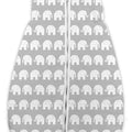 Baby sleeping bag short sleeve 3-6 years 116cm Elephants grey