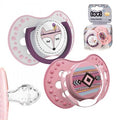 LOVI Dynamic Soother Silicone 3-6m Dummy 2 pcs Girl Indian Pink