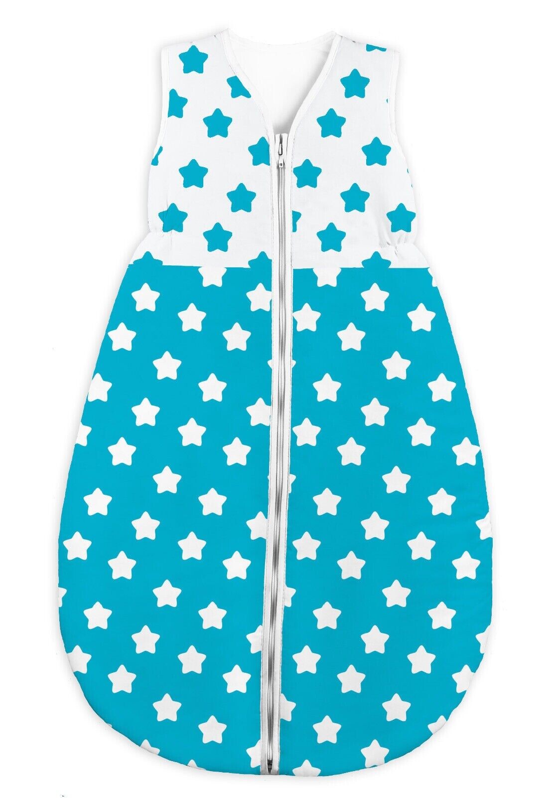 pinolino schlafsack 130 Baby sleeping bag short sleeve 18-36 months 98cm Big turquoise star – MyHappy Baby