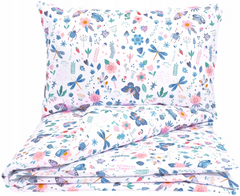 6Pc Baby Bedding Set Bumper Pillow Duvet Fit Cot 120x60cm On the Meadow - MyHappy Baby