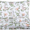 Baby Bedding 2pc 135x100cm Pillowcase Duvet Cover Green Glade