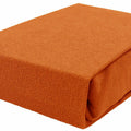 Terry Towelling Fitted Sheet 140X70 Nursery Baby Fit Cot Bed Frotte Orange