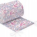 Baby Padded Bumper 180cm fit COT 100% Cotton Pink Fox