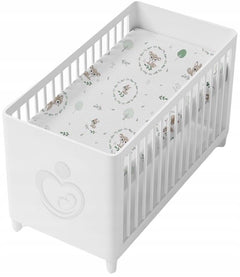 Fitted Sheet 120x60cm 100% Cotton for Baby cot Fairy-tale forest - MyHappy Baby