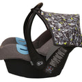 Car Seat Hood Replacement Universal Baby Cover Wind Sun Canopy Shade Waterproof - Green Pixel