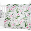 3PC Baby Bedding Set Pillow Duvet Bumper 120x90cm Garden Flowers