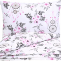 Baby Bedding Set 3pc All-round Bumper Fit Cot Bed 100% Cotton Dream Catcher