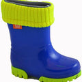 Wellies Kids Rain Snow Boots Removable Inner Lining Socks Wellington Blue Lux