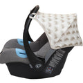 Car Seat Hood Replacement Universal Baby Cover Wind Sun Canopy Shade Waterproof -  Diamond Beige