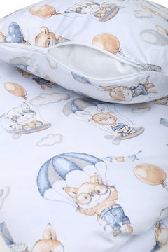 Baby Bedding Set 2pc fit Cot Cotton 100% 120x90cm Walk in the clouds - MyHappy Baby