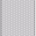 Baby Fitted Junior Bed Sheet Printed 100% Cotton Mattress 160X80cm Small White Stars On Grey