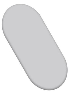 Cotton Fitted Baby Sheet Fit Moses Basket Pram 80X38cm Grey - MyHappy Baby