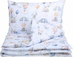 Baby Bedding Set 2pc fit Cot Cotton 100% 120x90cm Walk in the clouds - MyHappy Baby