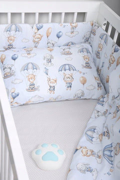 Baby Bedding Set 2pc fit Cot Cotton 100% 120x90cm Walk in the clouds - MyHappy Baby