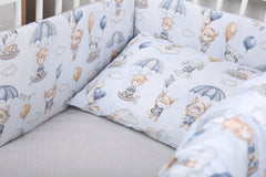 Baby Bedding Set 2pc fit Cot Cotton 100% 120x90cm Walk in the clouds - MyHappy Baby