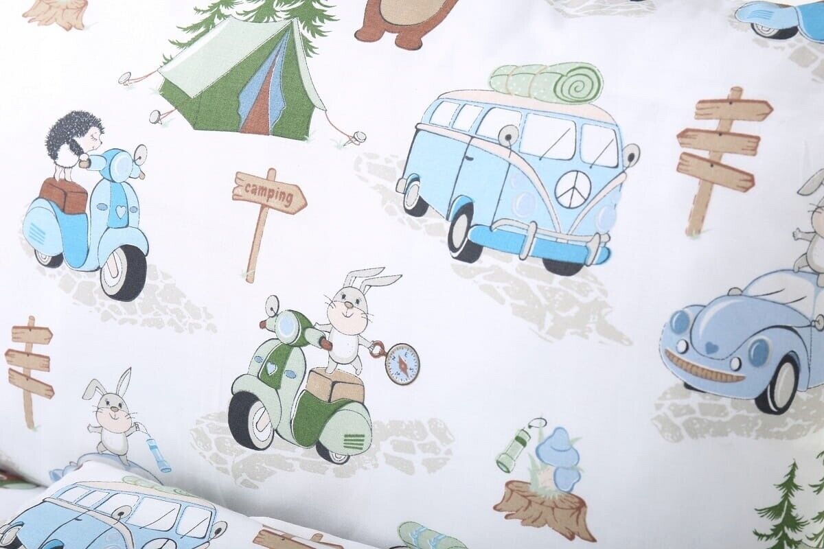 Baby Bedding Set 120x90 Pillowcase Duvet Cover 2Pc Fit Cot Camping