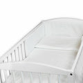 5Pc Bedding Set Nursery Pillow Duvet Bumper Fit Cot 120x60cm White