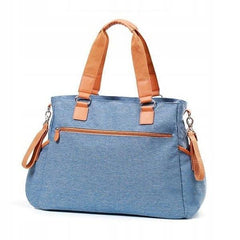 Baby Nappy Multi-Functional Diaper Bag Set With Changing Mat Babyono Glam Blue - MyHappy Baby