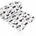 Baby Padded Bumper 180cm fit COT 100% Cotton Black Cat