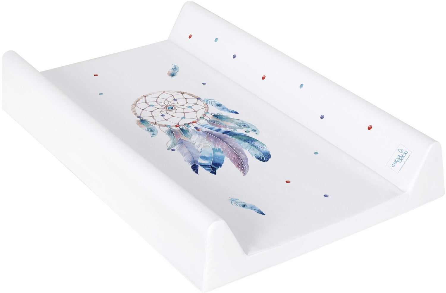Baby Changing Mat Padded Hard Base 70x50cm Bolts Waterproof fit Cot 120x60cm Sueno