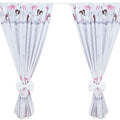 Nursery Curtains for Babies & Toddler's Bedroom Ballerina grey