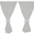 Nursery Curtains for Babies & Toddler's Bedroom Stripes grey