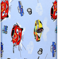 Baby Fitted Junior Bed Sheet Printed 100% Cotton Mattress 160X70cm Cars