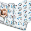 Bedding Set 4Pc Fit Kids Junior Bed 150X120 Teddy Pirate