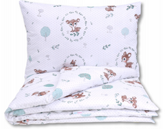 Baby Bedding Set 2pc fit Cradle/Moses basket/Pushchair 70x80cm Fairy-tale Forest - MyHappy Baby