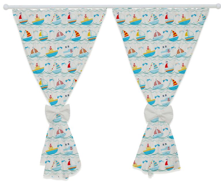 Nursery Curtains for Babies & Toddler's Bedroom Boats