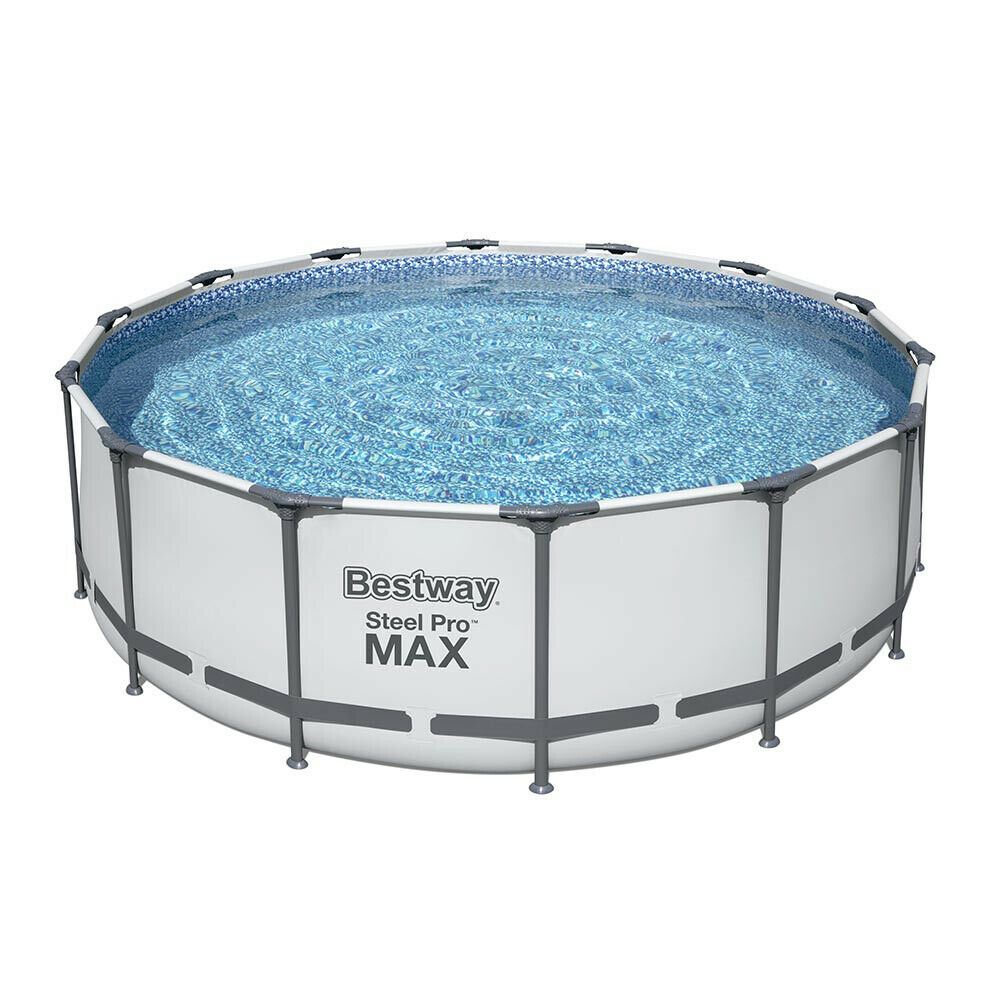 Bestway Steel Swimming Pool Pro Max 14Ft 48In Round Ground Garden 427X122cm