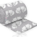 Bumper Crib Baby Bedding Fit To 90X40cm Size 260cm Fox Grey