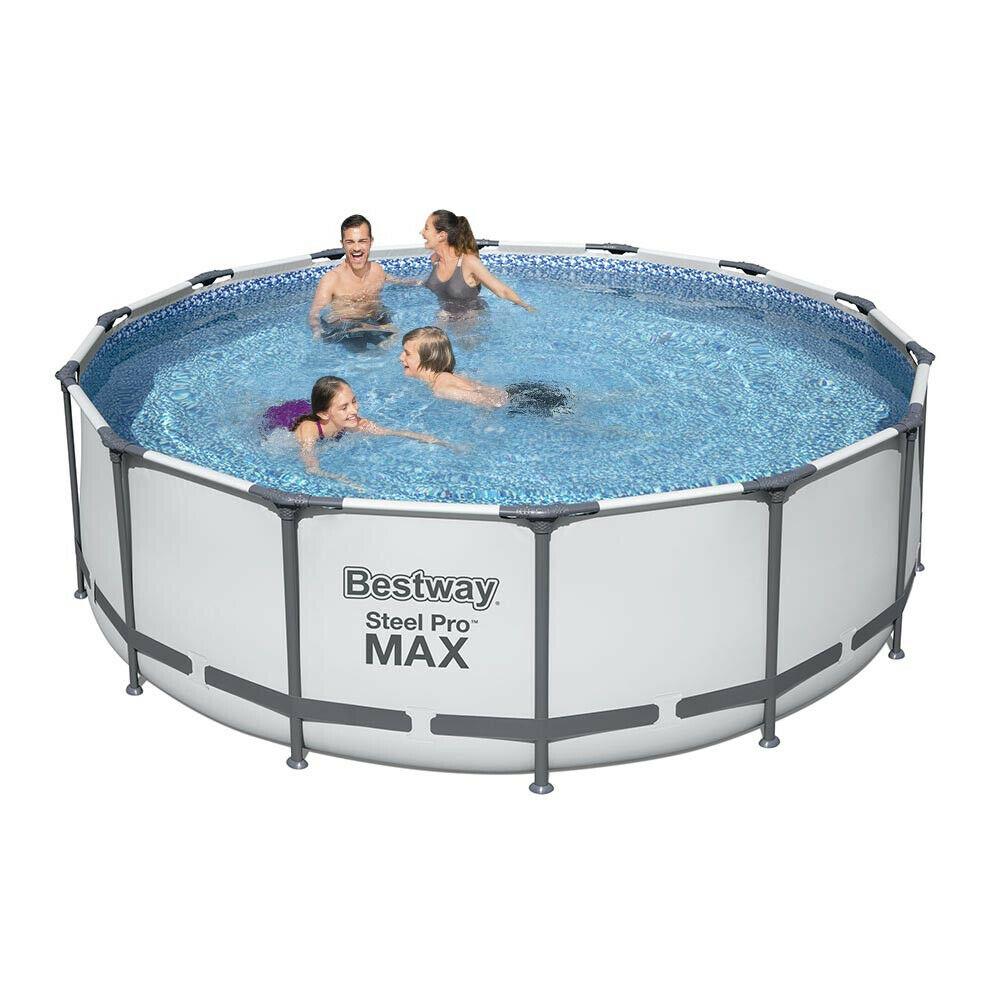 Swimming Pool Bestway 15Ft Steel Pro Max Round Ground 457X122cm + Accessories!!!