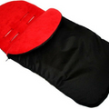 Universal Footmuff Black/ Red
