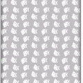 Baby Fitted Cot Bed Sheet Printed 100% Cotton Mattress 140X70cm Owls Grey