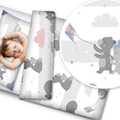 Baby Mama Bear 4Pc Bedding Set + Pillow & Duvet 70X80cm To Fit Crib