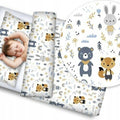 Baby Bedding Set 120x90cm Pillowcase Duvet Cover 2Pc Fit Cot Forest Friends