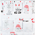 Cot Tidy Sweet Animals Grey Nursery Hanging Storage 6 Pockets