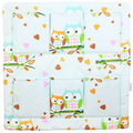 Cot Tidy Organiser Bed Nursery Hanging Storage 6 Pockets Owls Turquoise